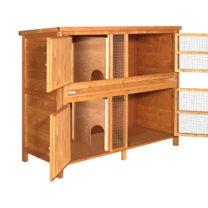 5ft Chartwell 2 Tier Guinea Pig Hutch for keeping your Pets separate