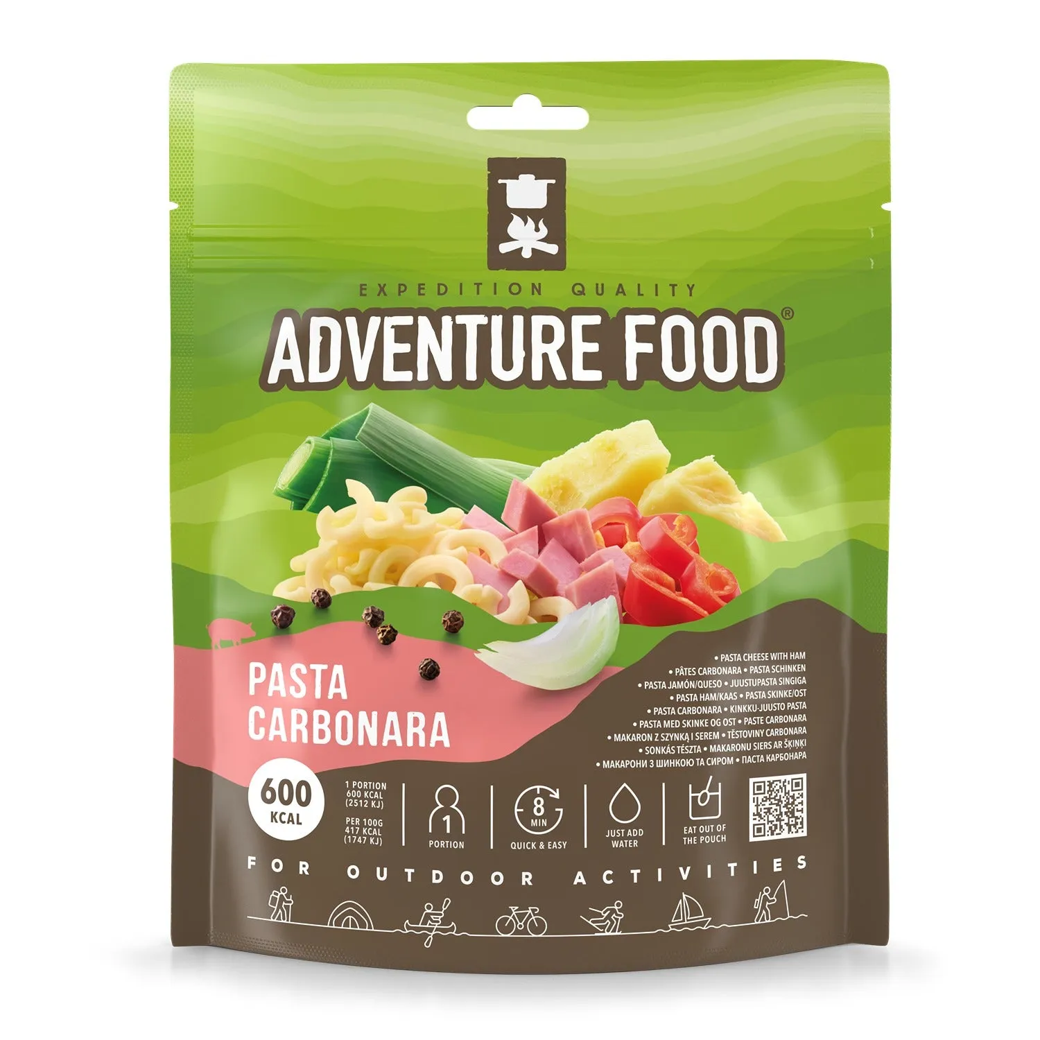 Adventure Food Pasta Carbonara