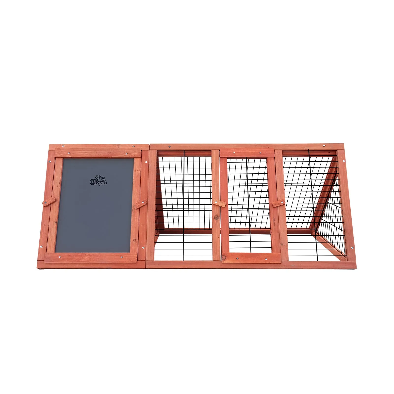 Alopet Rabbit Hutch Bunny House Run Cage Chicken Coop Wooden Outdoor Pet Hutch