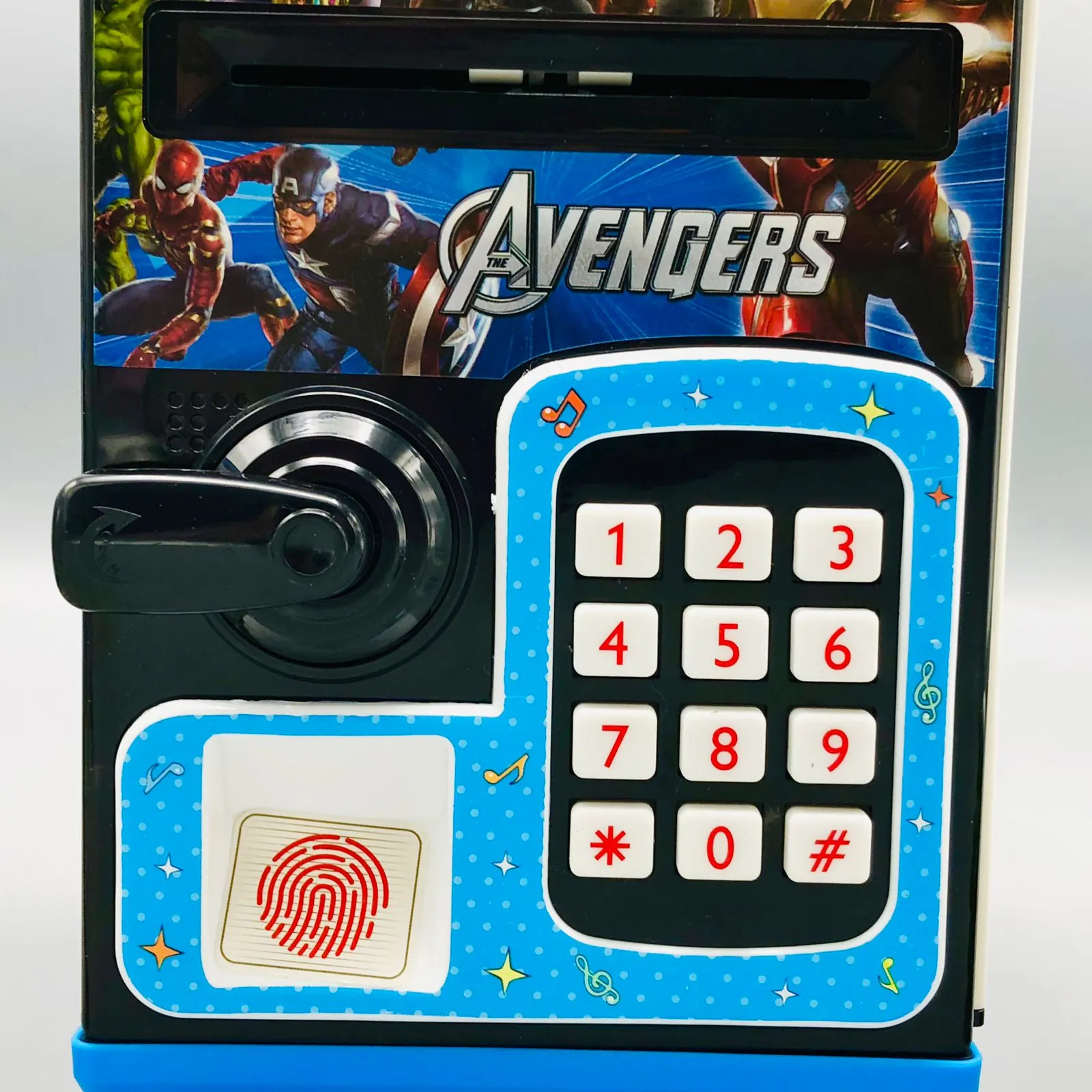 Avengers Fingerprint Piggy Bank With Light & Sound