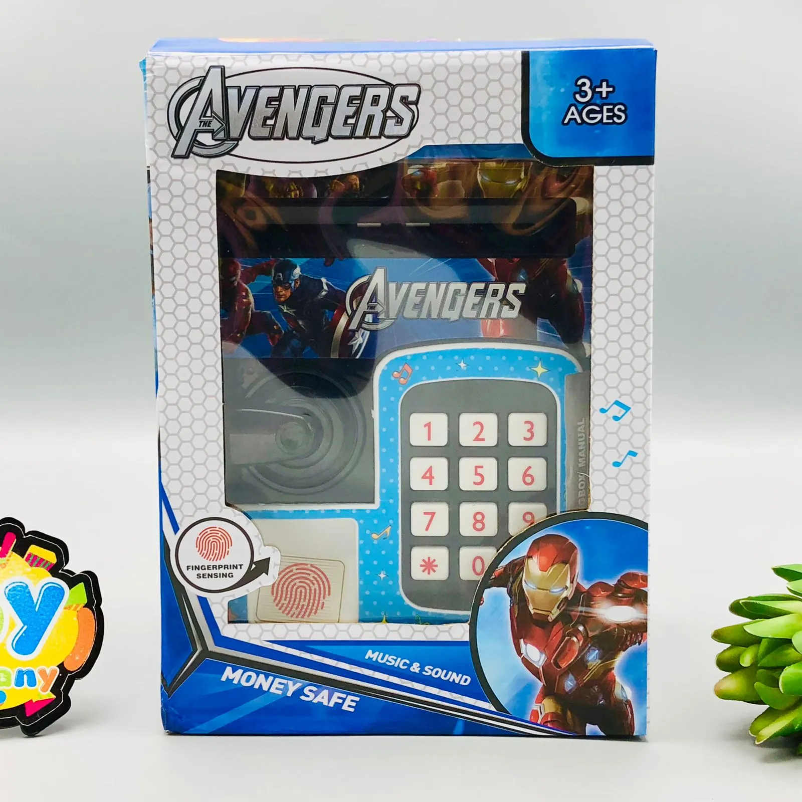 Avengers Fingerprint Piggy Bank With Light & Sound