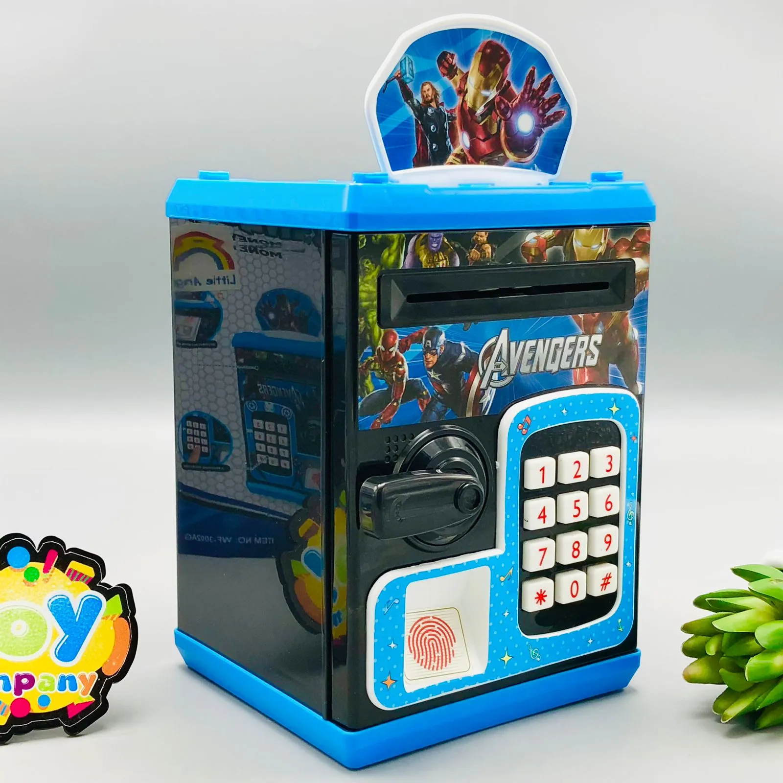 Avengers Fingerprint Piggy Bank With Light & Sound