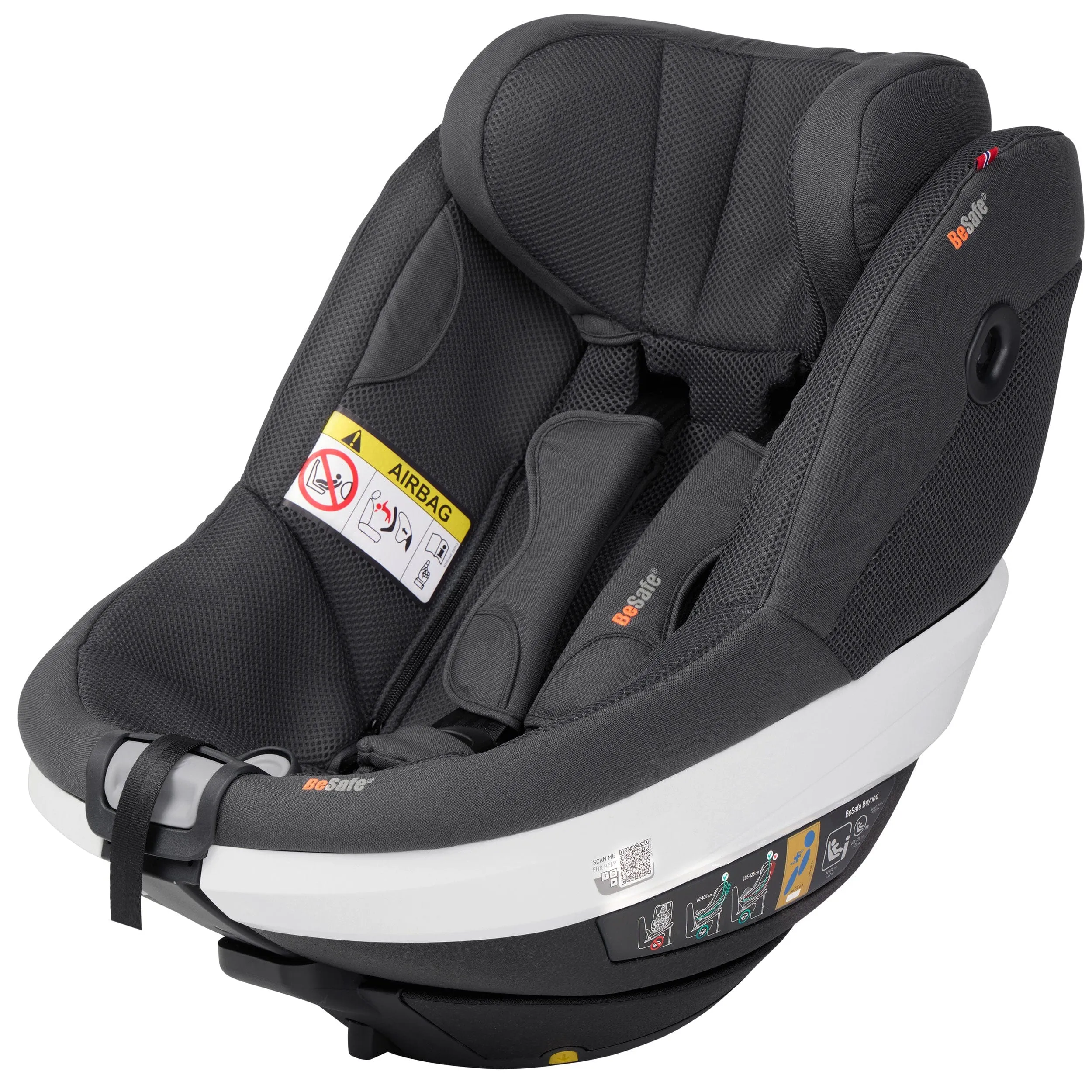 BeSafe Beyond Car Seat in Anthracite Mesh