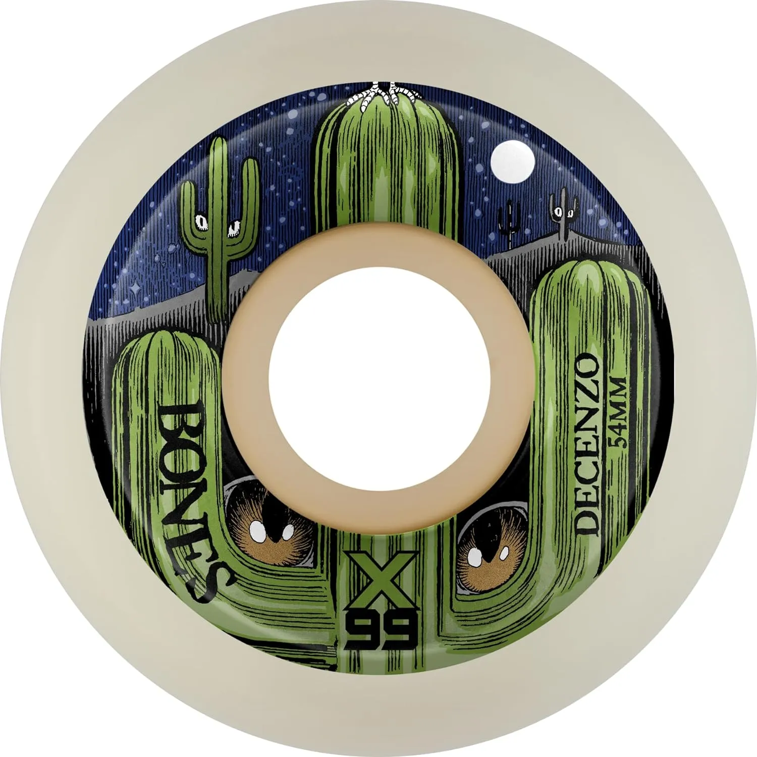 BONES WHEELS DECENZO CAT EYE CACTI 99A X-FORMULA V5 SIDECUT (54MM)