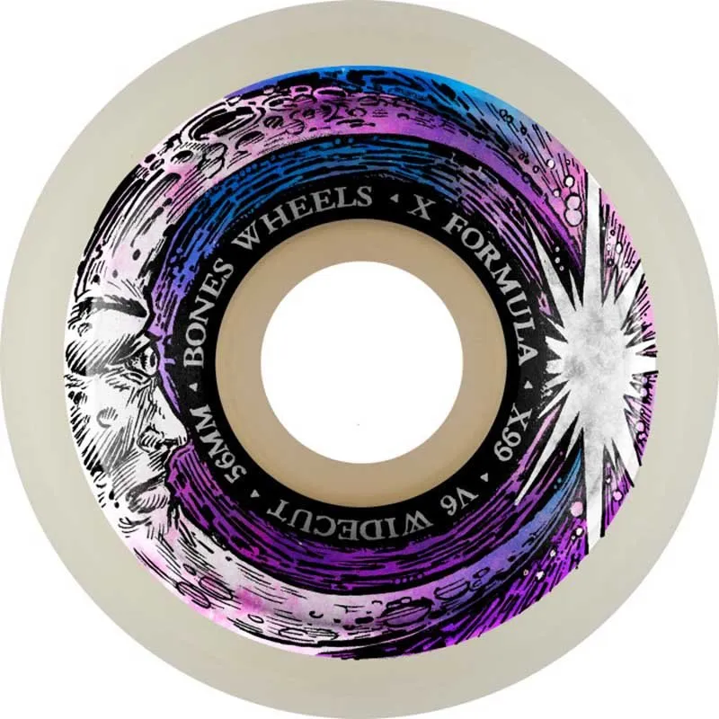 BONES WHEELS X-Formula X-Ninety-Nine Moon Beam 56 V6 Wide-Cut 99A 4pk