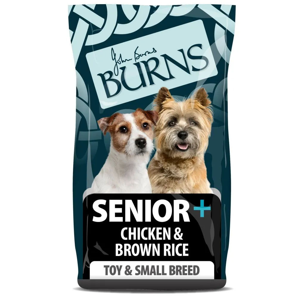 Burns 2kg Senior Chicken & Brown Rice for Toy & Small Breed Dogs