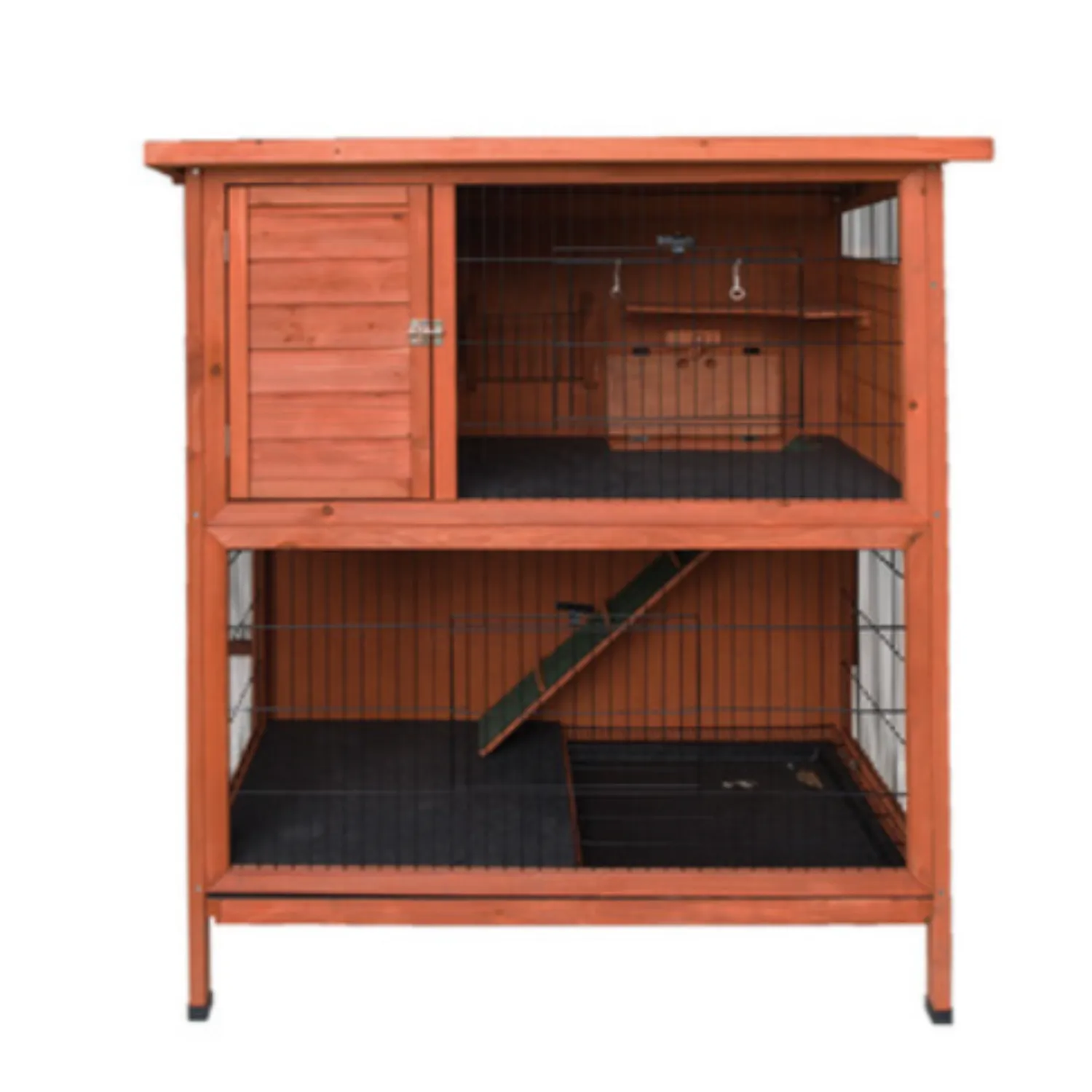 Canine Care Small Animal Double Storey Wooden Hutch