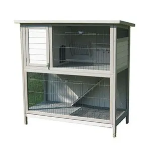 Canine Care Small Animal Double Storey Wooden Hutch