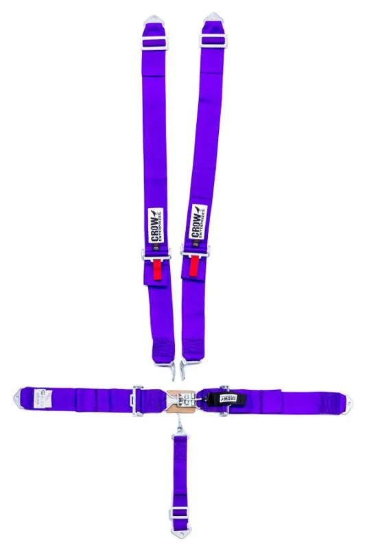 Crow 5-Way Standard 3" Latch & Link Harness - Purple