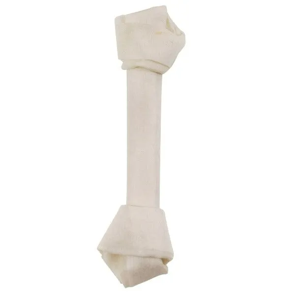 Dogit White Beefhide Knotted Bones for Dogs