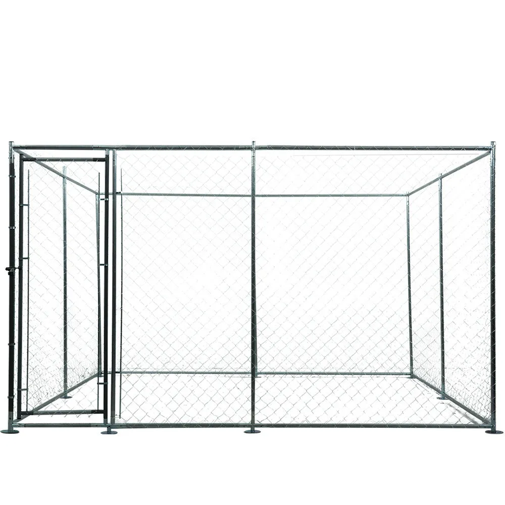 Extra Large 4x4m Dog Enclosure with Secure Bolt Latch