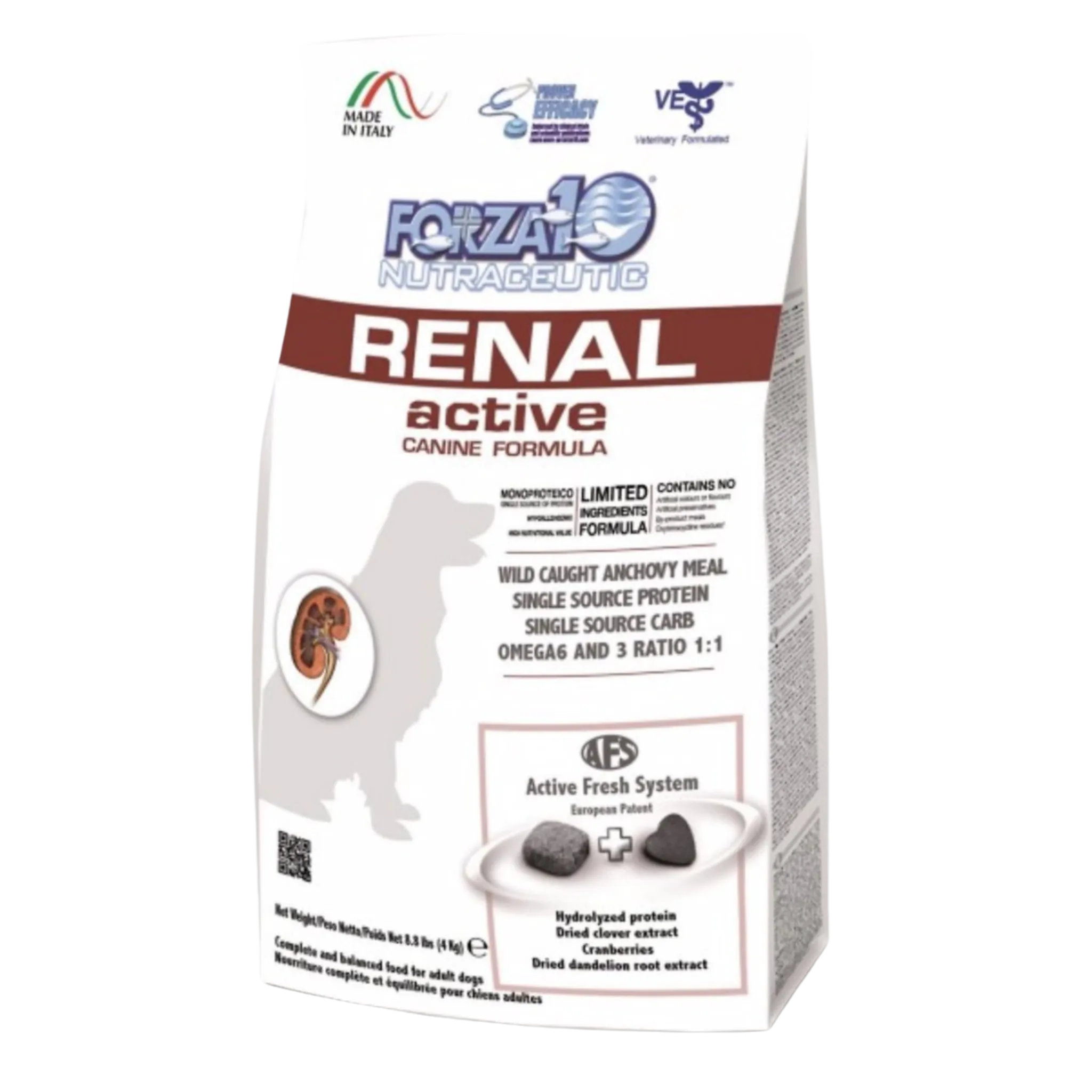 Forza10 Nutraceutic Active Kidney Renal Support Diet Dry Dog Food, 8.8-lb bag