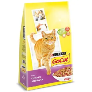 Go Cat | Dry Cat Food | Adult | Chicken & Duck - 10kg