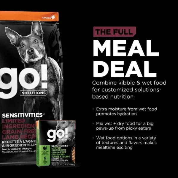 Go! Solutions Sensitivities Limited Ingredient Grain Free Lamb Recipe Dry Dog Food