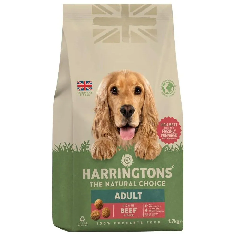 Harringtons 1.7kg Beef & Rice Adult Dog Food