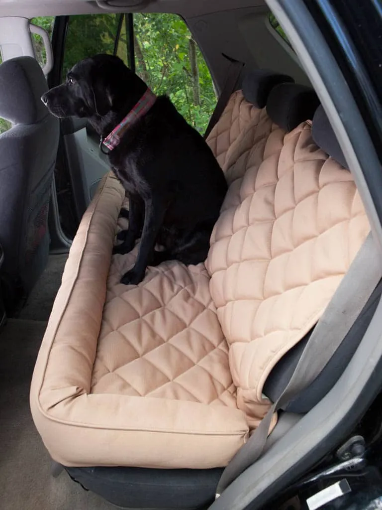 Headrest Back Seat Protector - Tan