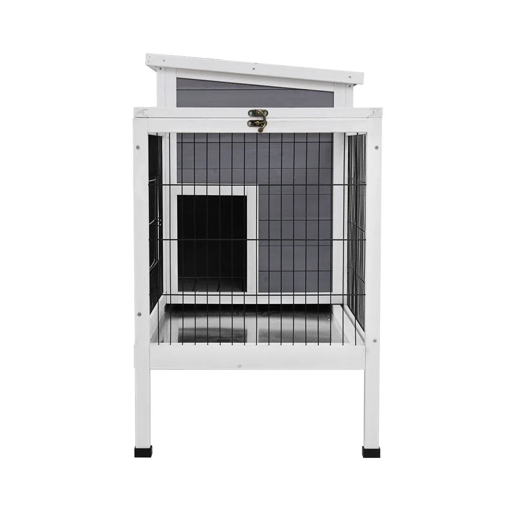 High Quality Fir Wood Pet Hutch with Run, i.Pet