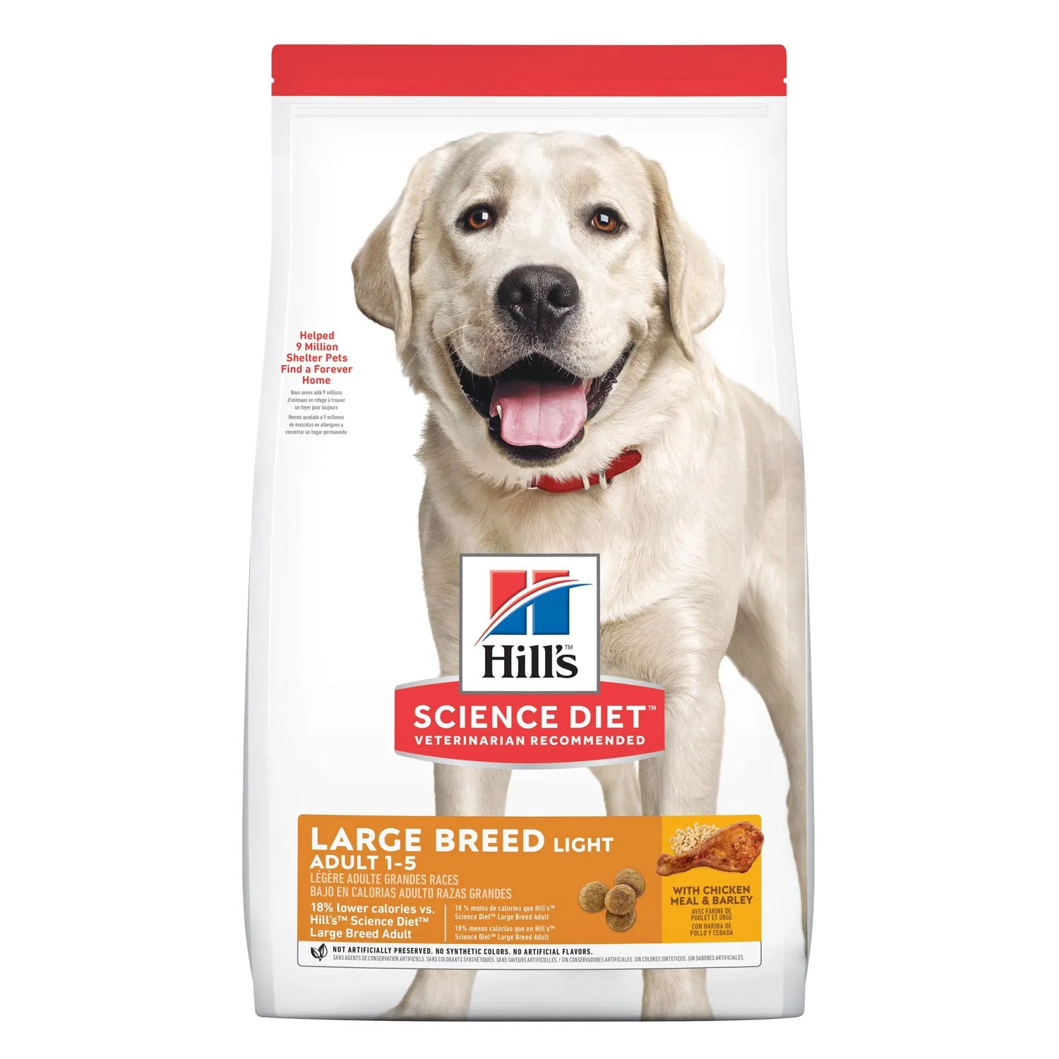 Hill's Science Diet Light Large Breed Adult Dry Dog Food 12kg