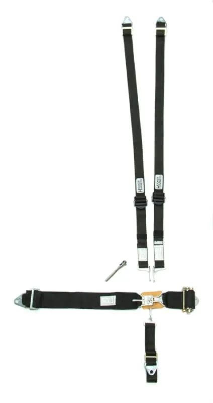 Hooker Harness Latch & Link Harness - 5-Point - Left Side Ratchet Adjust - Wrap Around