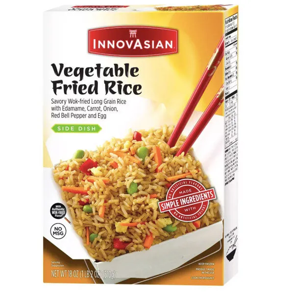 InnovAsian Frozen Vegetable Fried Rice, 18 oz