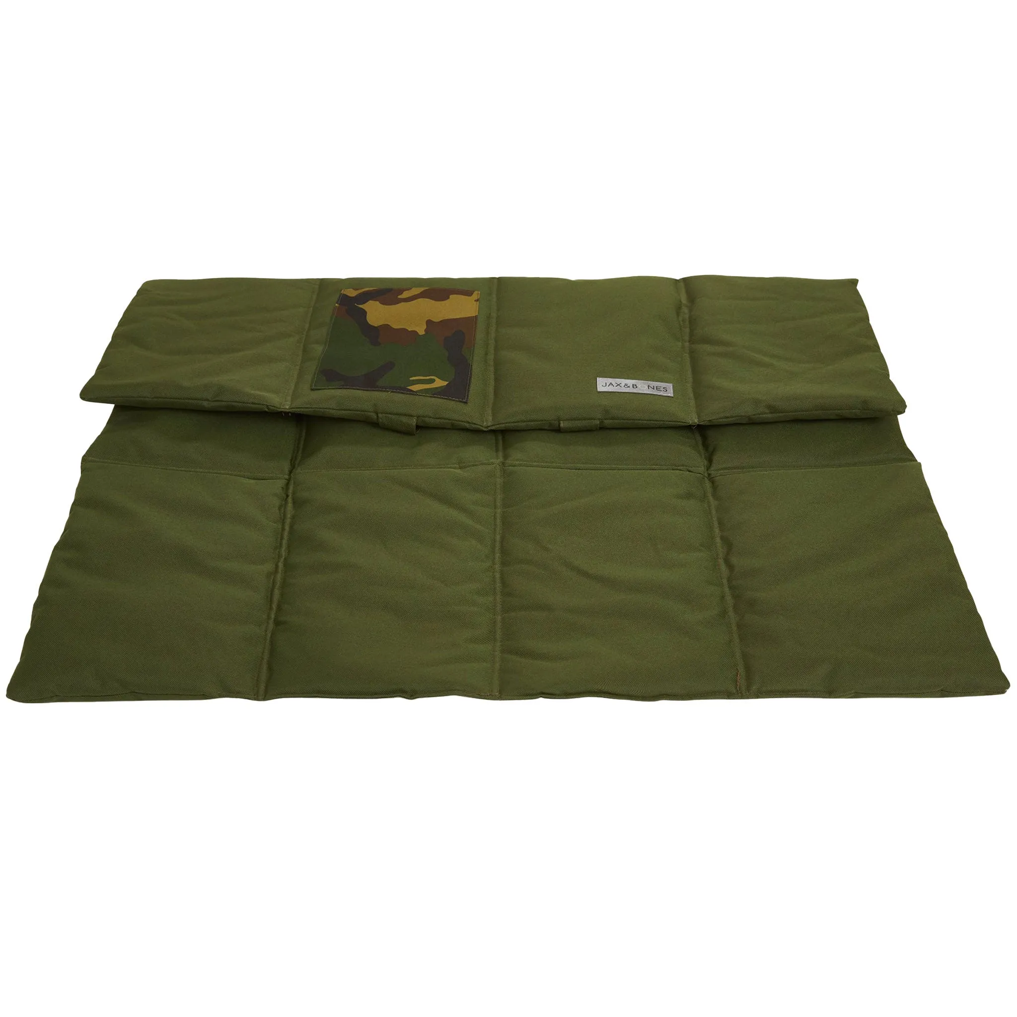 Jax & Bones 3 in 1 Roll Up Mat - Olive