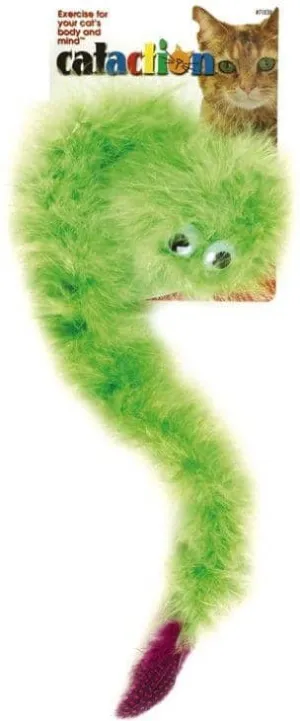 JW Pet Catnip Feather Boa Squeaky Catnip Toy  - 1 count