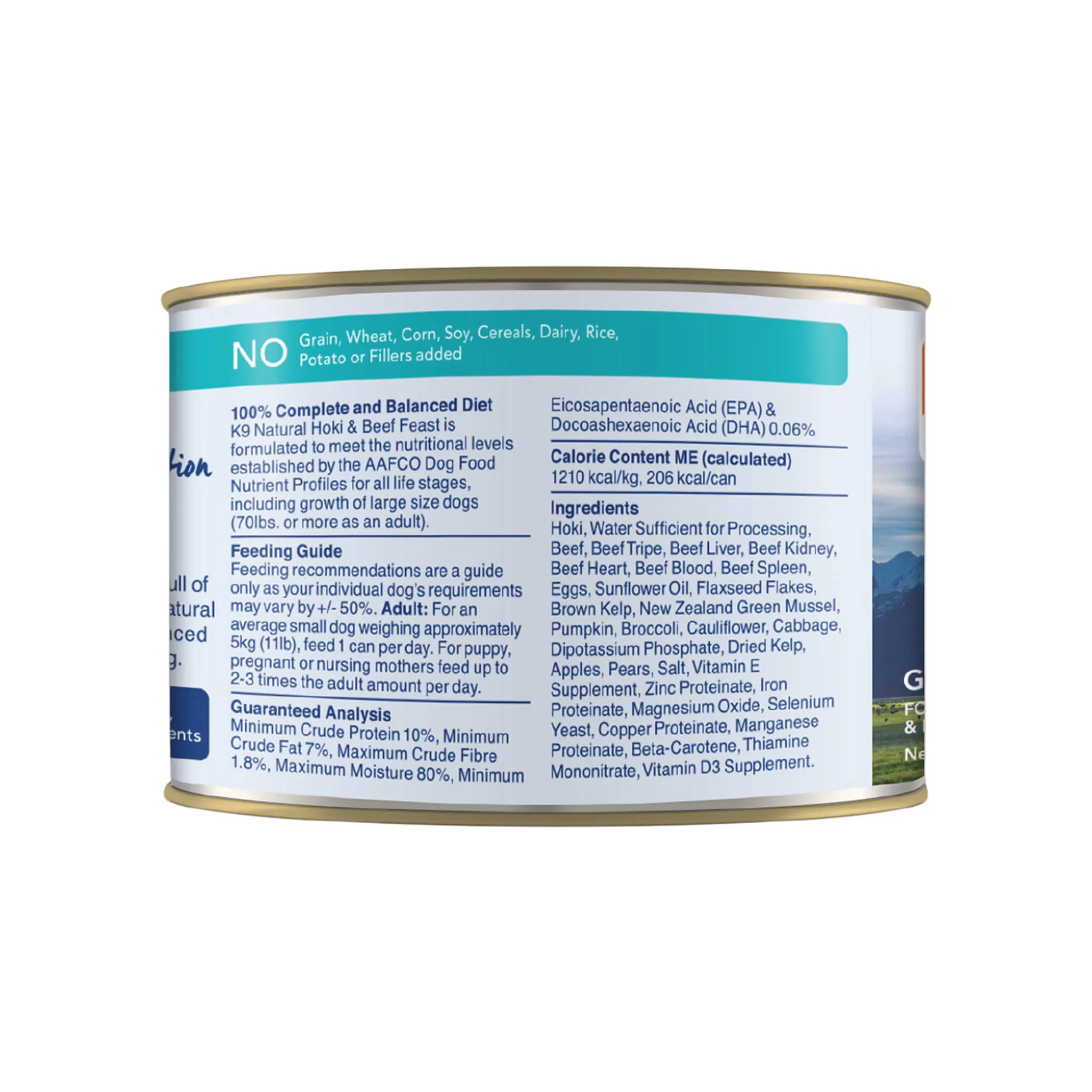 K9 Natural Grain-Free Canned Dog Food