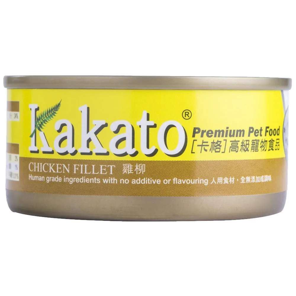 Kakato Chicken Fillet Grain-Free Canned Cat & Dog Food