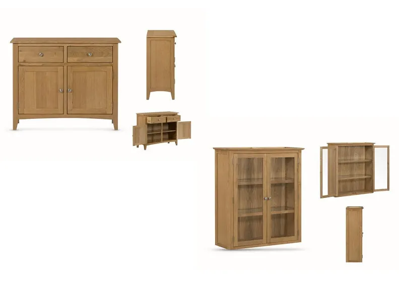 Kilkenny Oak Buffet & Hutch Unit