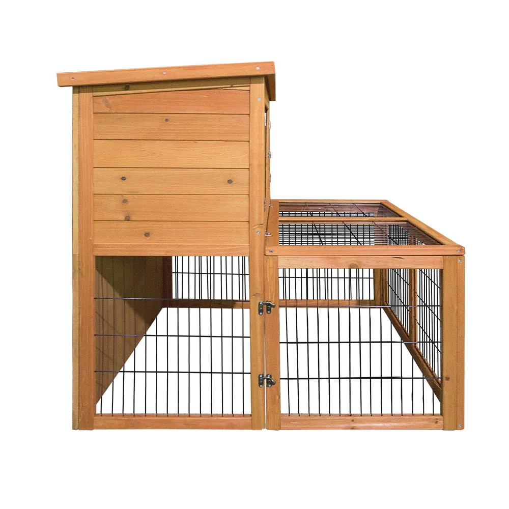 Large Wooden Chicken Coop Rabbit Hutch with Run, i.Pet