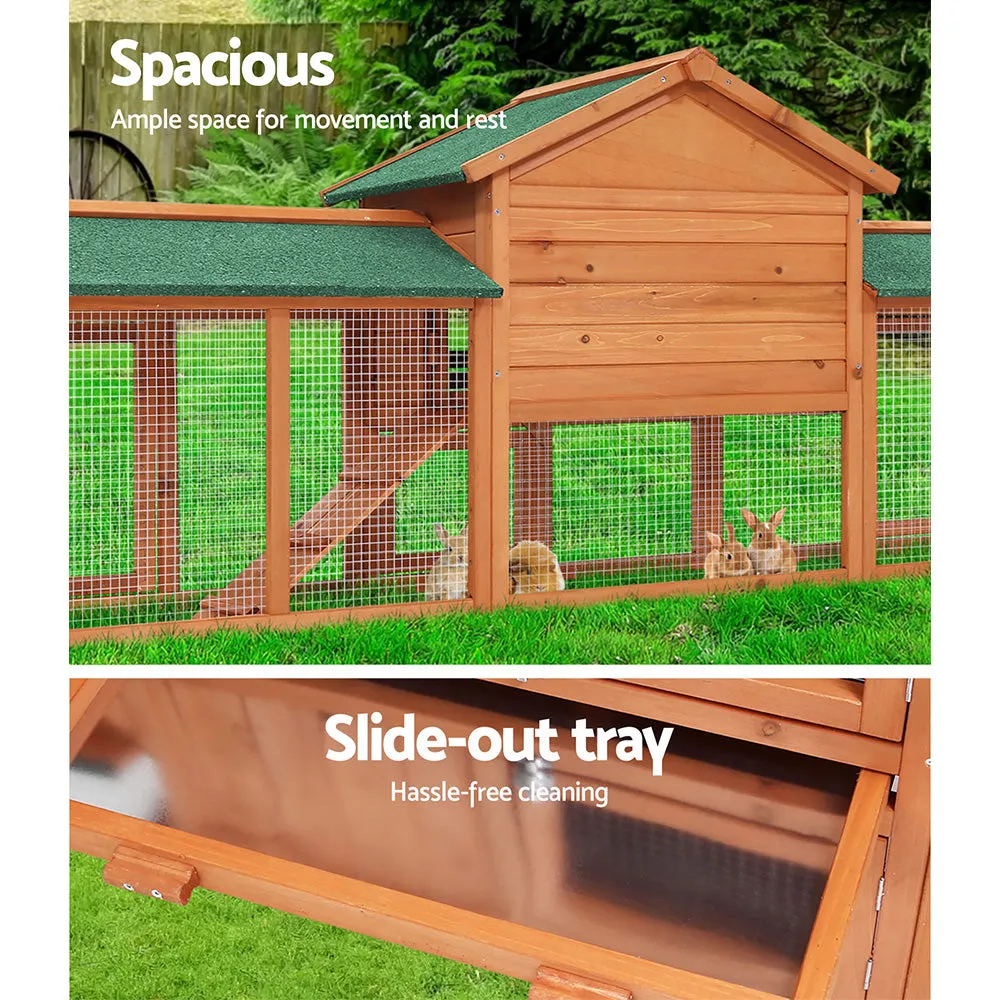 Large Wooden Pet Hutch, Waterproof, Eco-Friendly, i.Pet