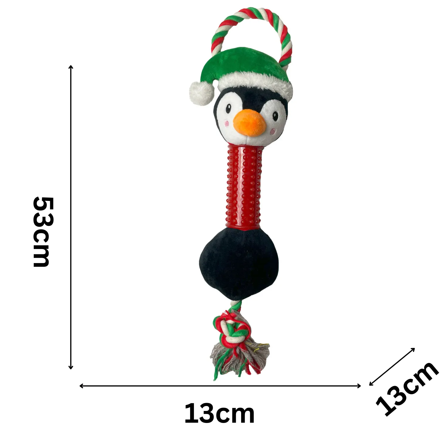 Long Neck Penguin | Christmas Dog Toy by Happy Pet