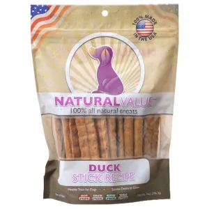 Loving Pets Natural Value Duck Sticks Dog Treats 16oz