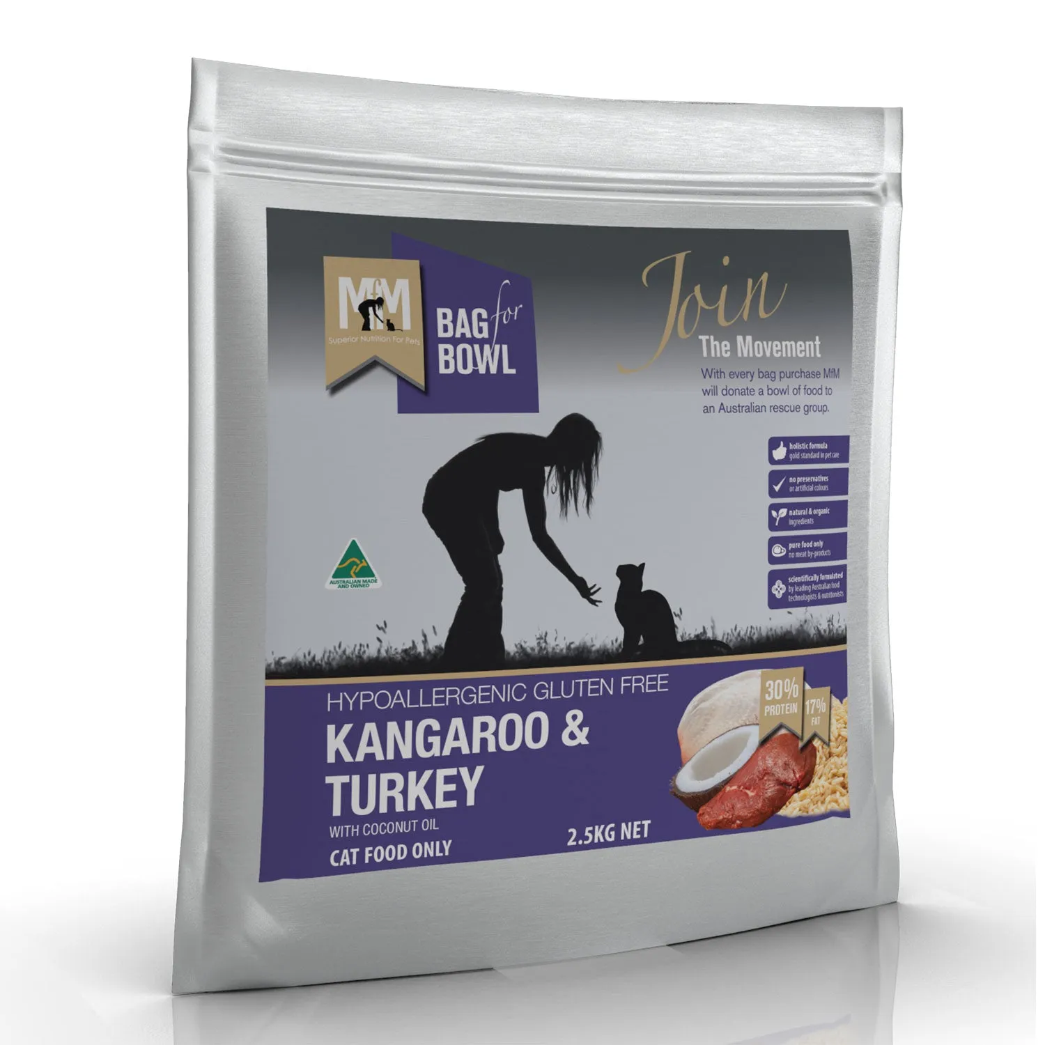 Meals for Meows Kangaroo & Turkey Adult Dry Cat Food