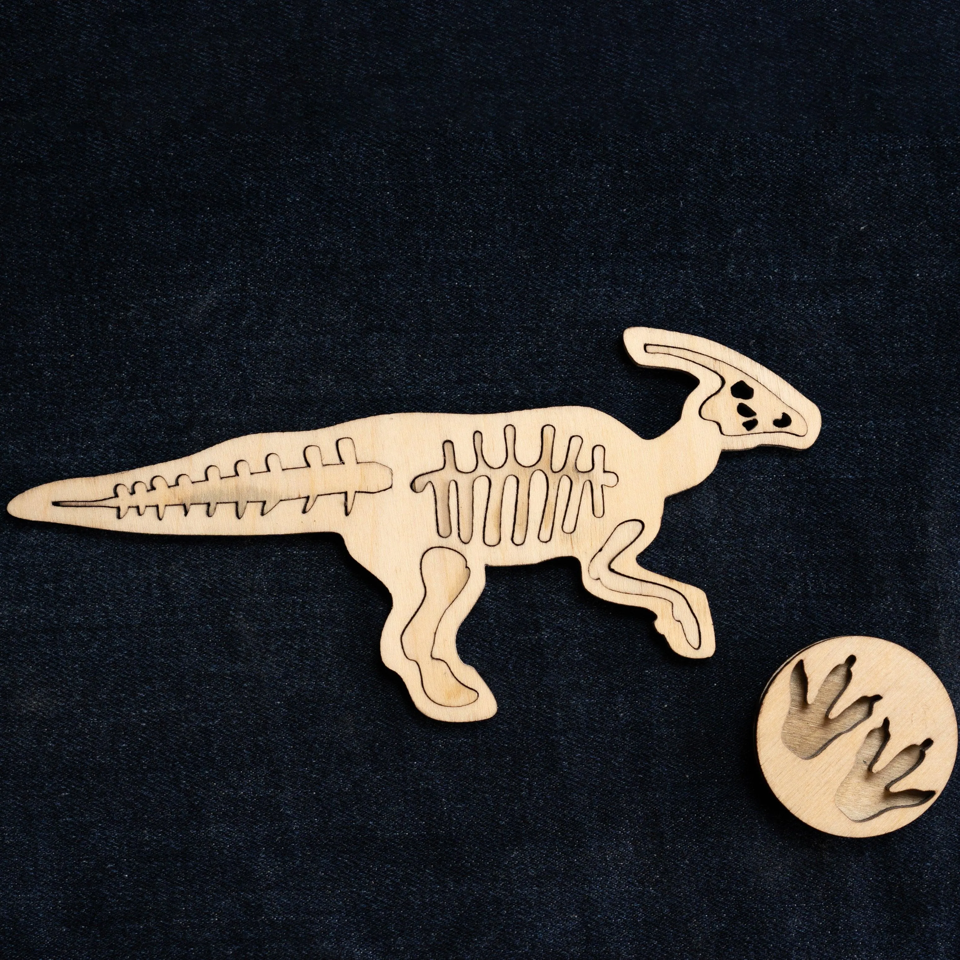 Montessori Wooden Dinosaur Puzzle Toy | Set of 8