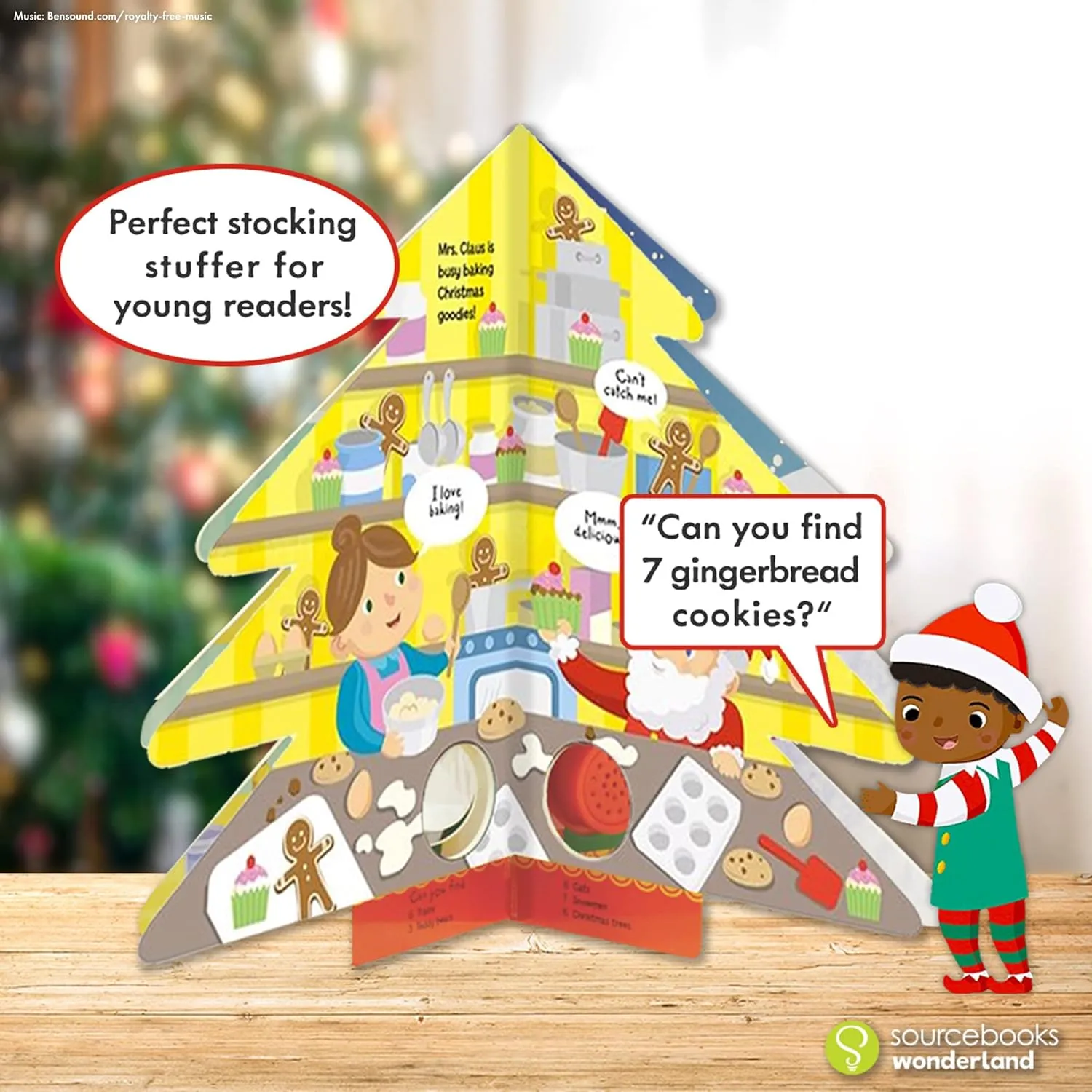 Musical Christmas Tree Board Book