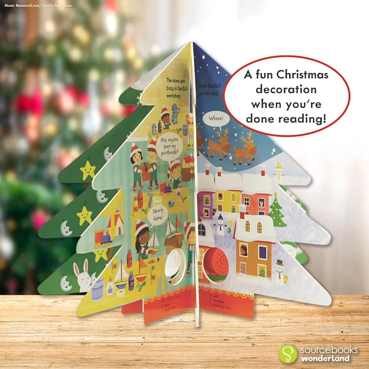 Musical Christmas Tree Board Book