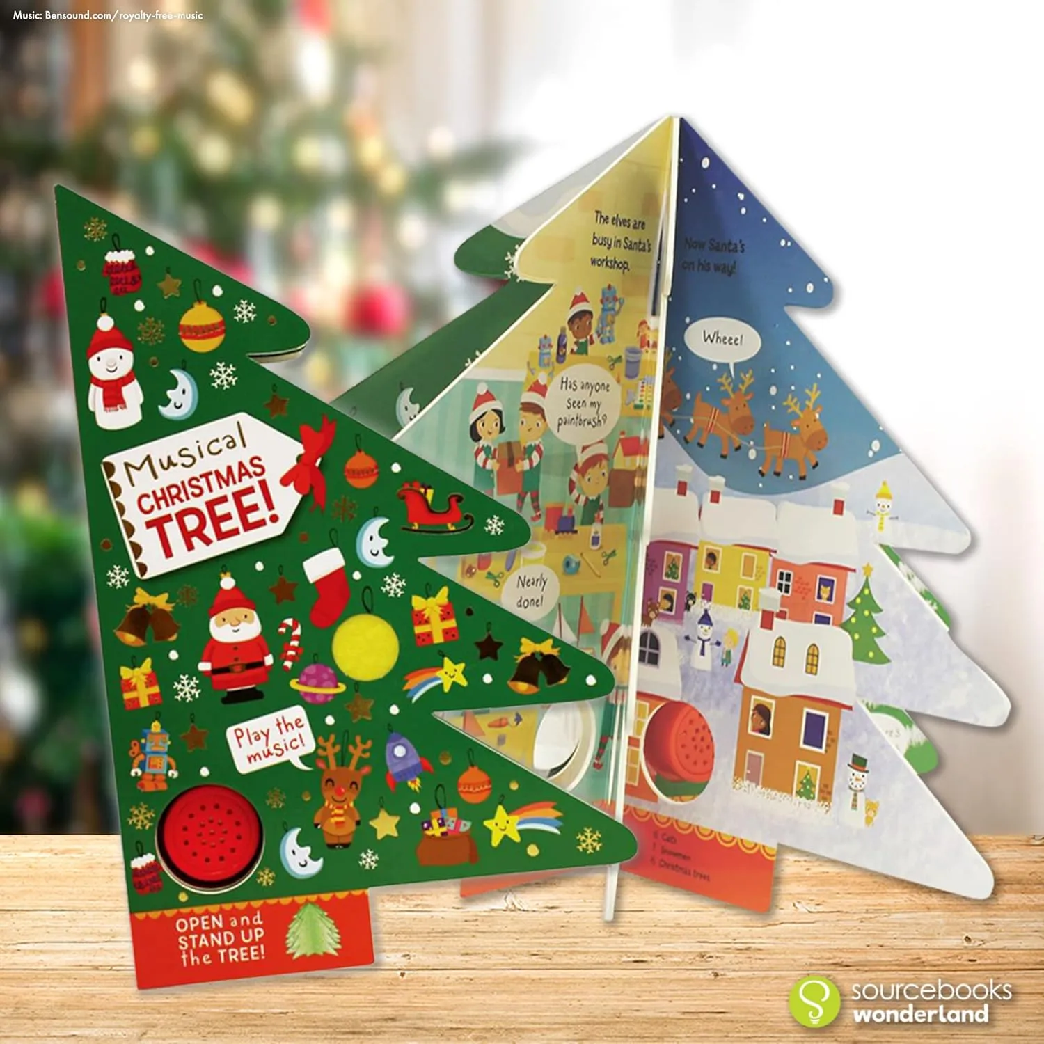 Musical Christmas Tree Board Book