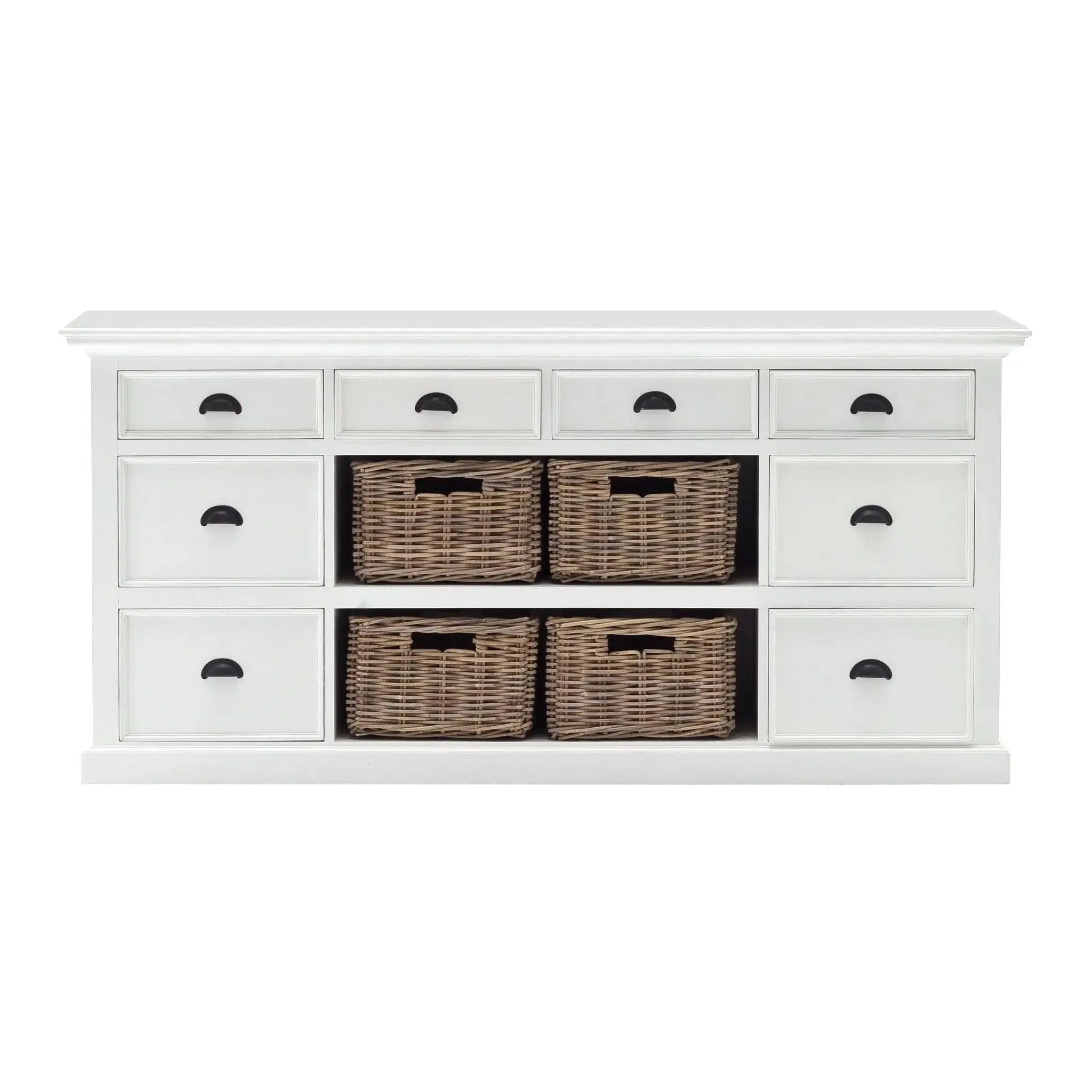 NovaSolo Library Hutch with Basket Set BCA600