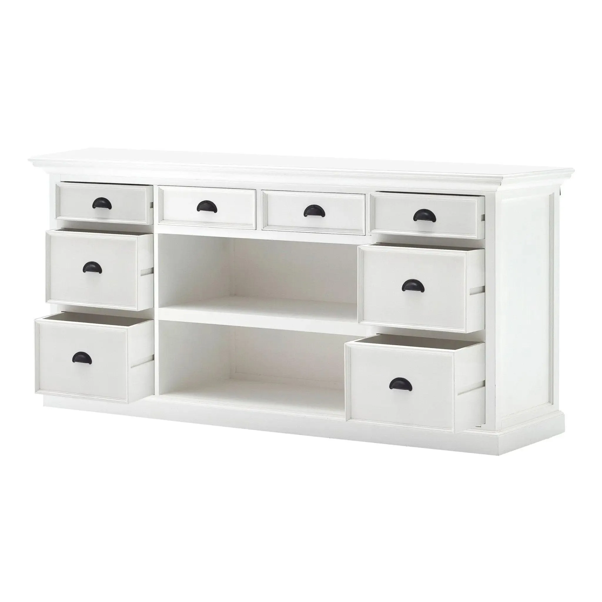 NovaSolo Library Hutch with Basket Set BCA600