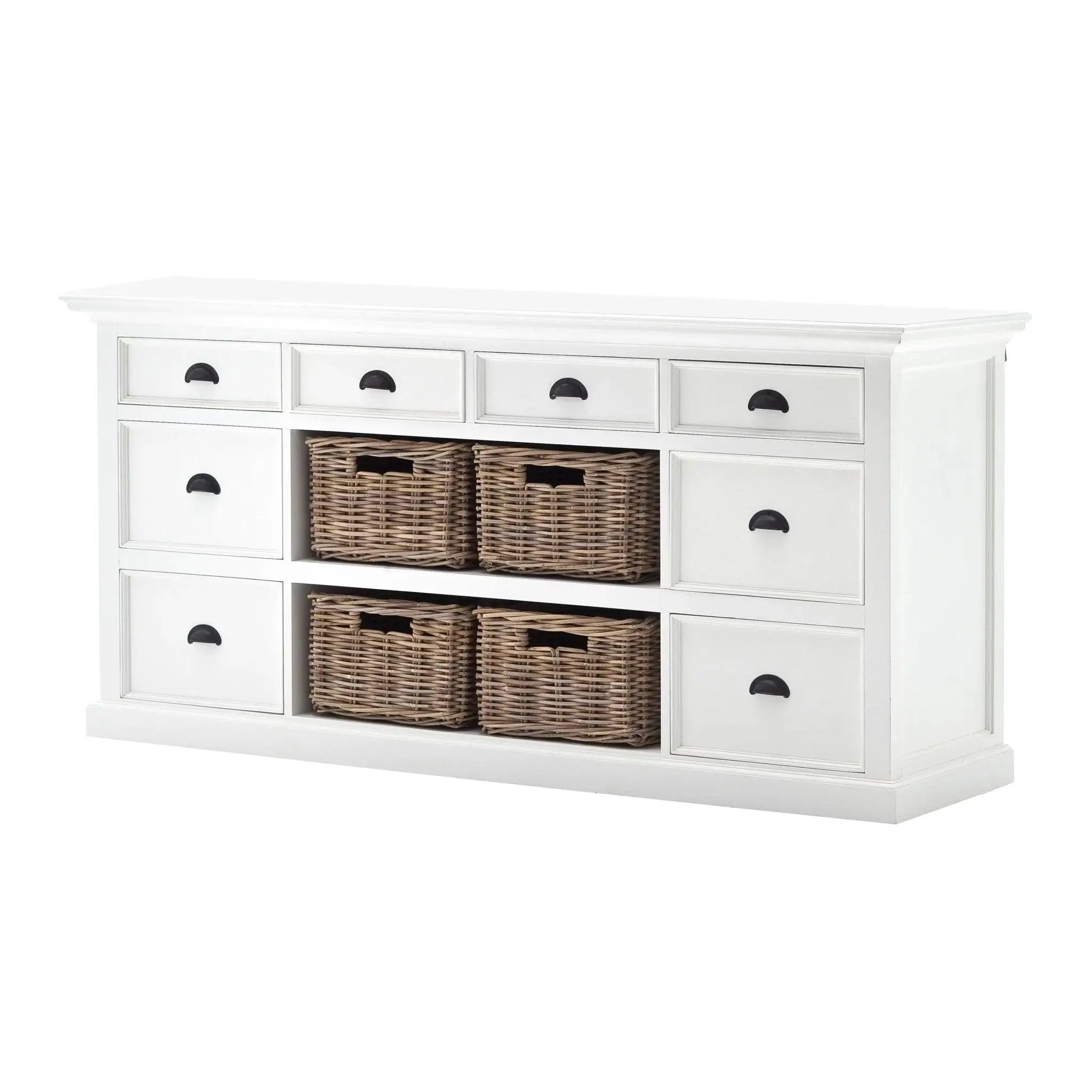 NovaSolo Library Hutch with Basket Set BCA600