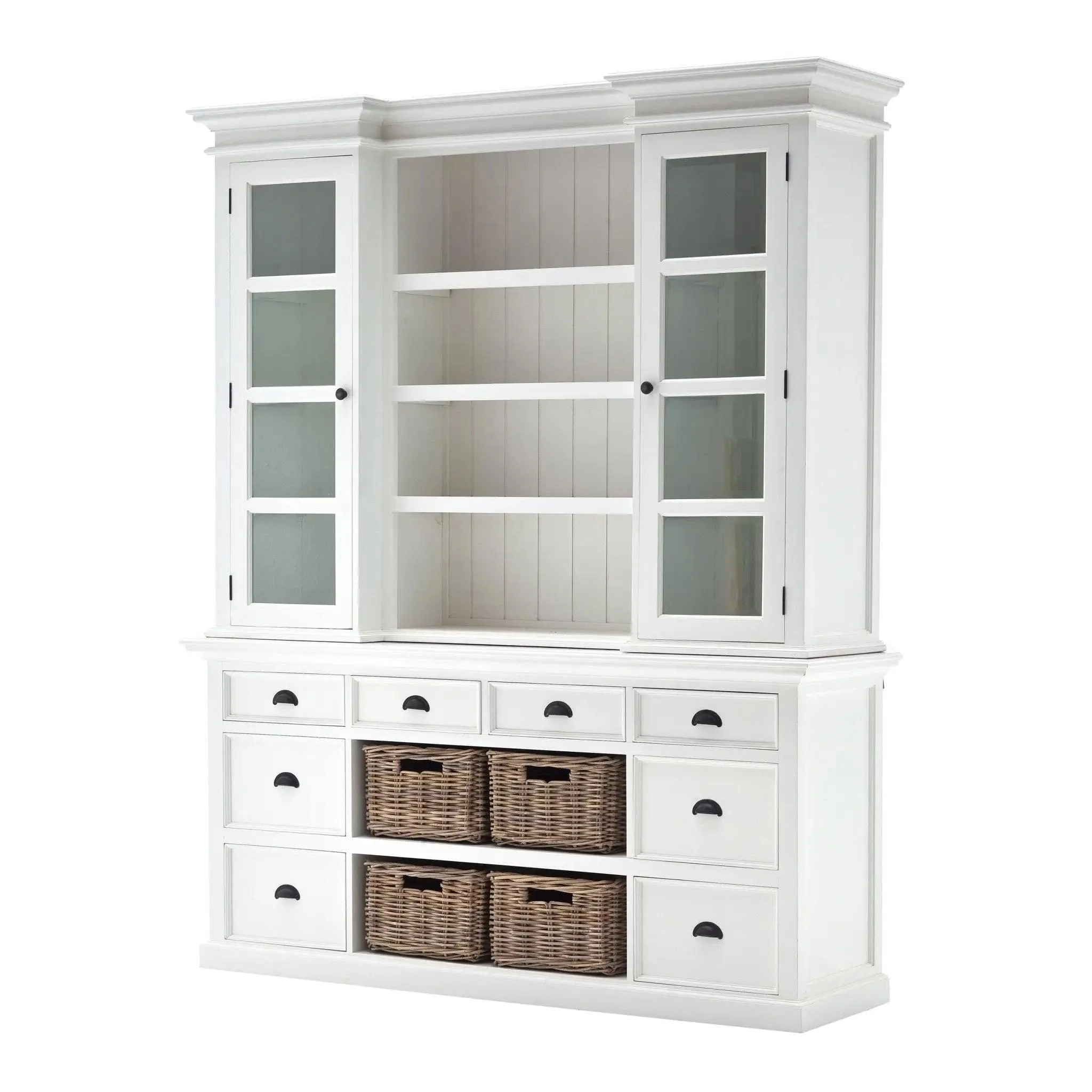 NovaSolo Library Hutch with Basket Set BCA600