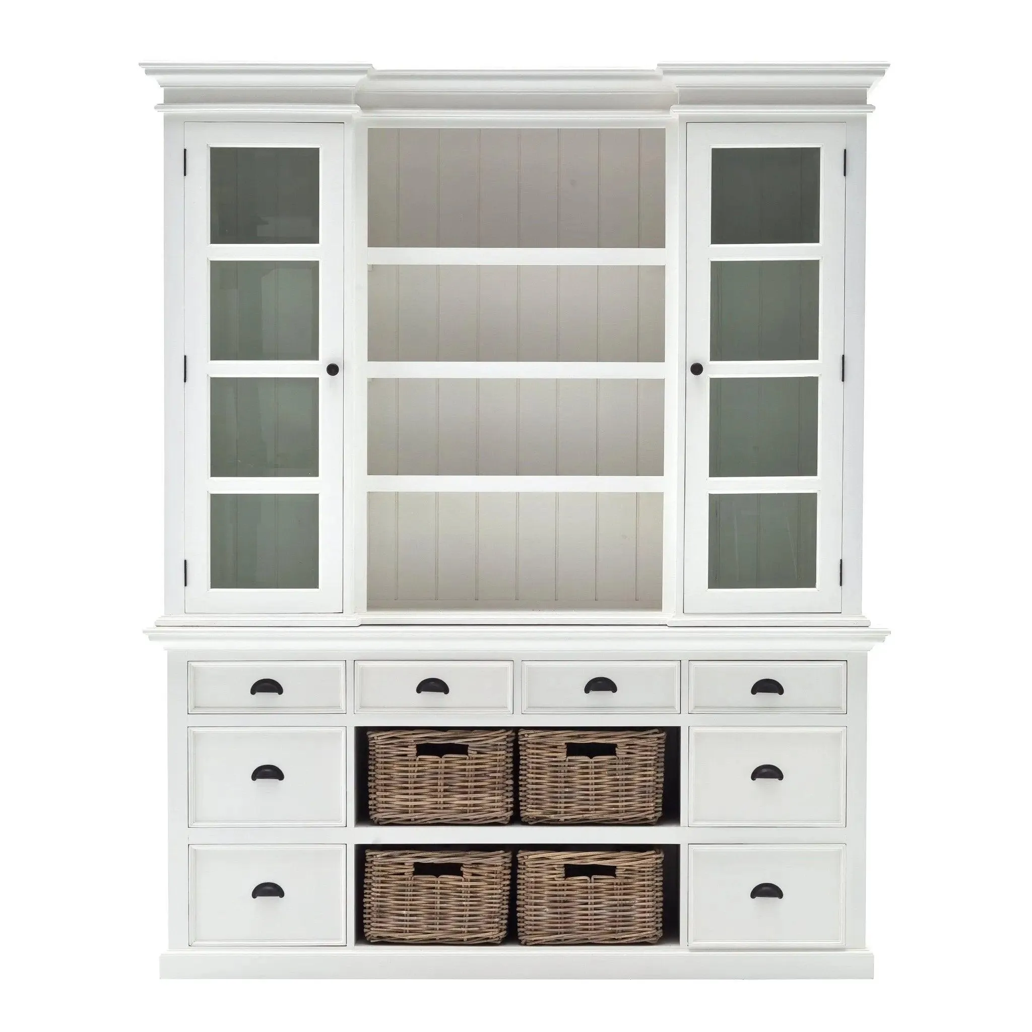 NovaSolo Library Hutch with Basket Set BCA600