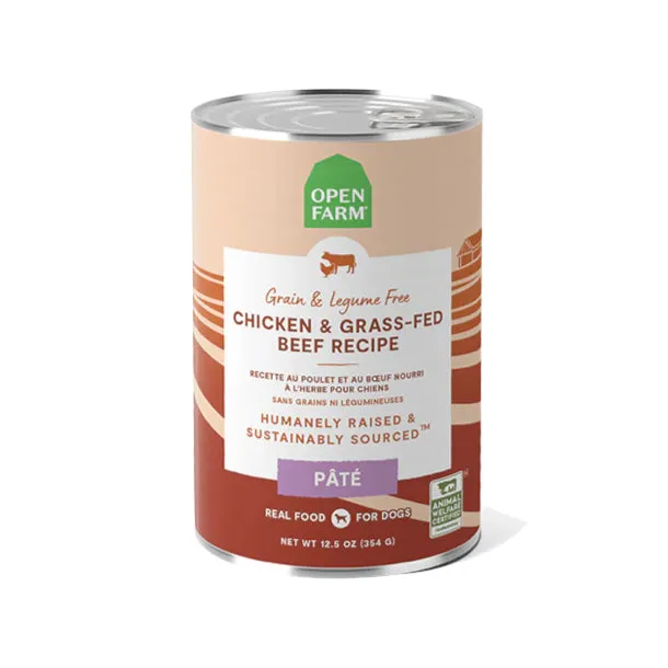 Open Farm Chicken & Grass-fed Beef Pate 12.5oz