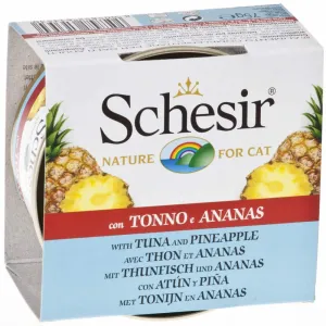 Schesir Tuna & Pineapple Fruit Dinner Adult Canned Cat Food 75g