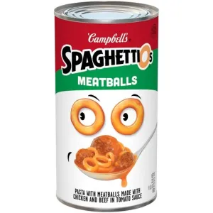 SpaghettiOs Canned Pasta with Meatballs, 22.2 oz Can