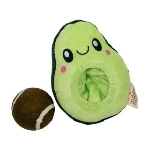 Territory 2-in-1 Big City Avocado Dog Toy