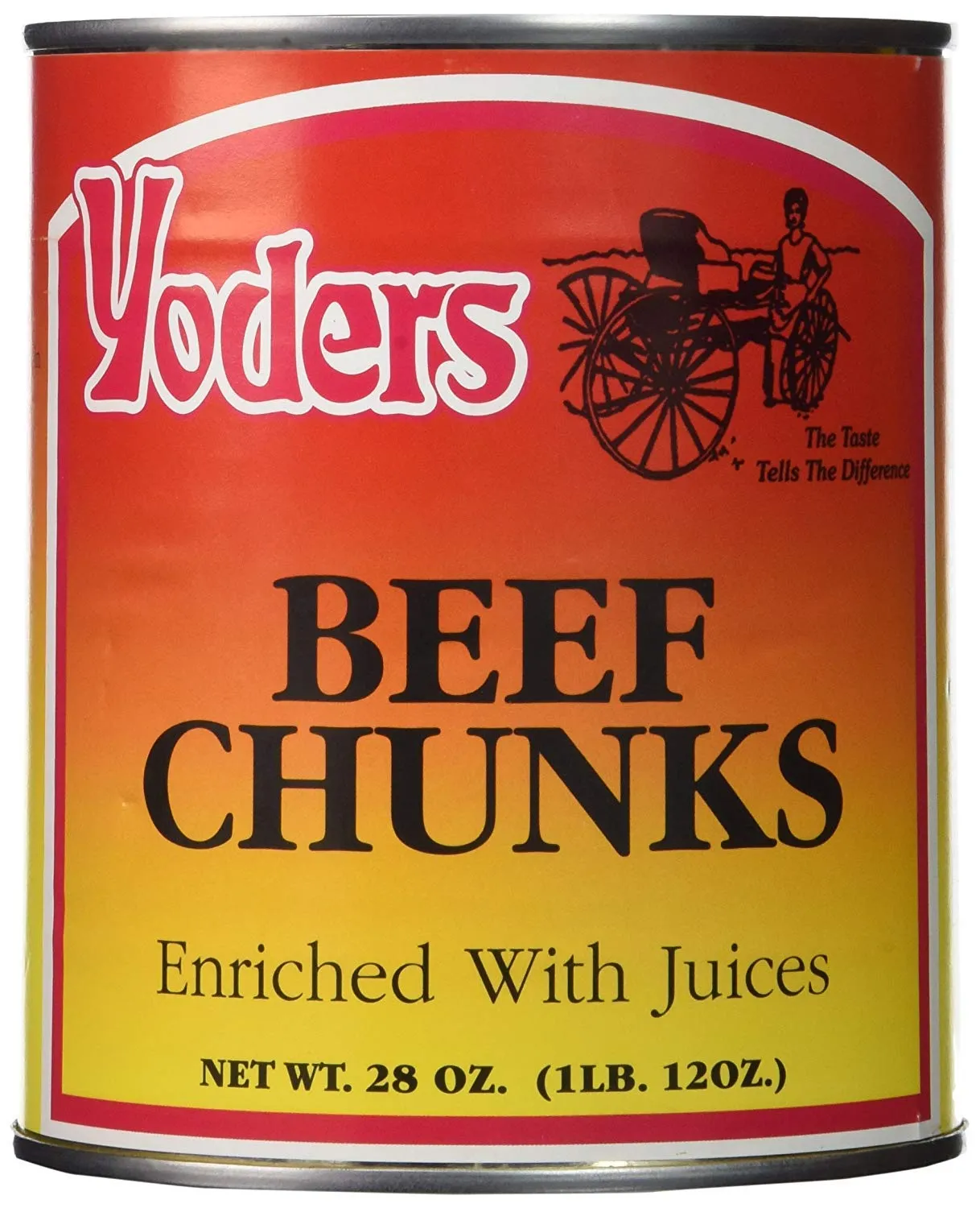 Yoder's Canned Beef Chunks - Full Case