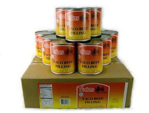 Yoder's Canned Beef Chunks - Full Case