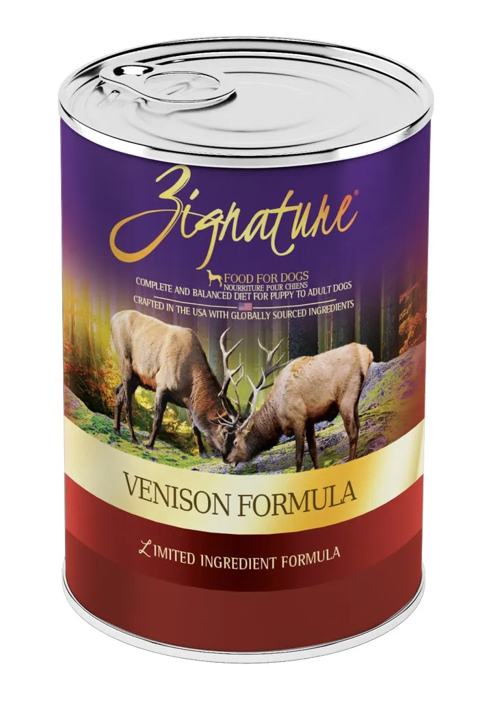 Zignature Venison Can 13oz